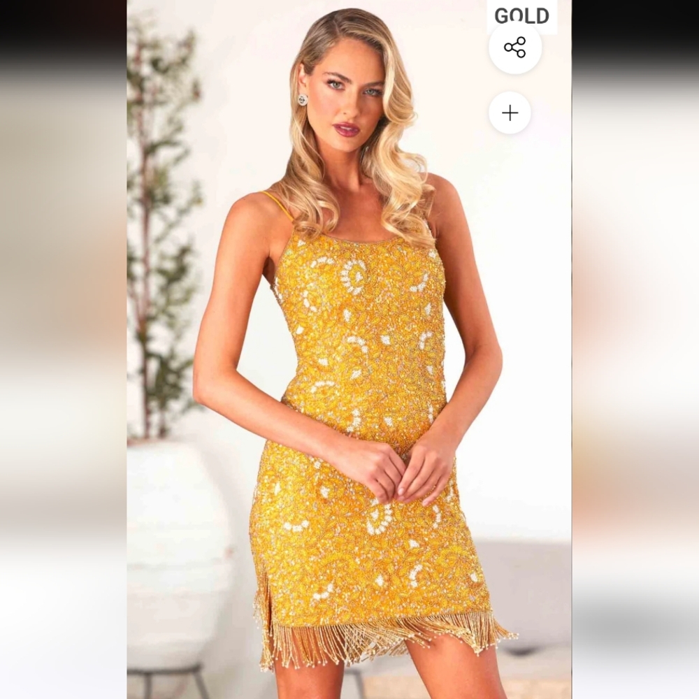 Scala $394 Beaded Mini Dress
